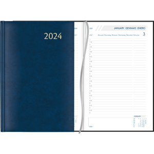 Agenda Daily 2024 - Bleu