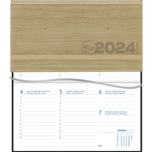 Agenda Novoplan Eco relié 2024 - Beige