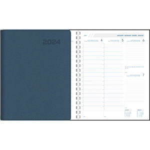 Agenda Plan-a-week 2024 perl - bleu