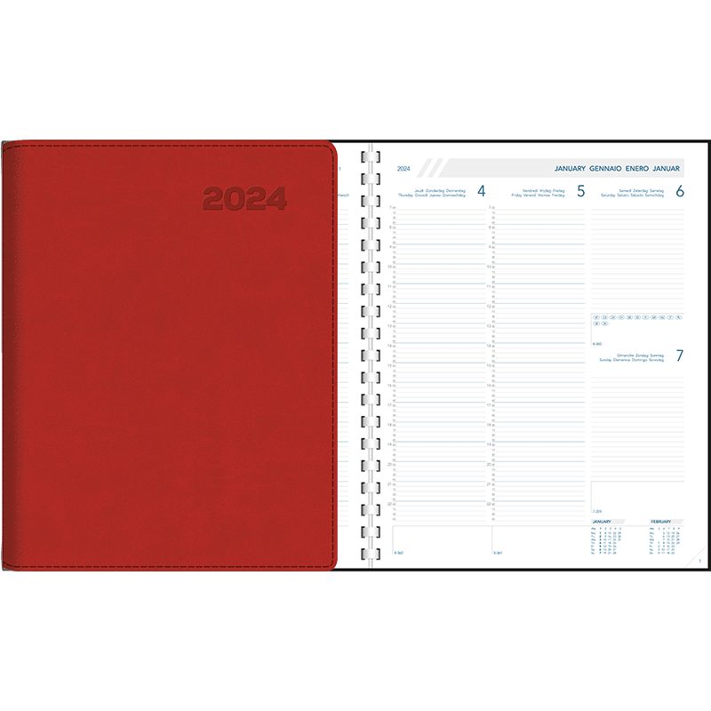 Agenda Plan-a-week 2024 perl - rouge