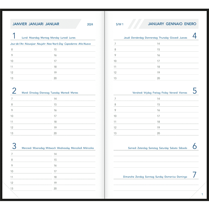 Agenda Visuplan relié 2024