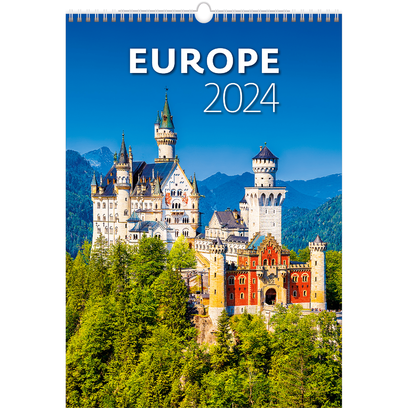 Calendrier mural Europe 2024
