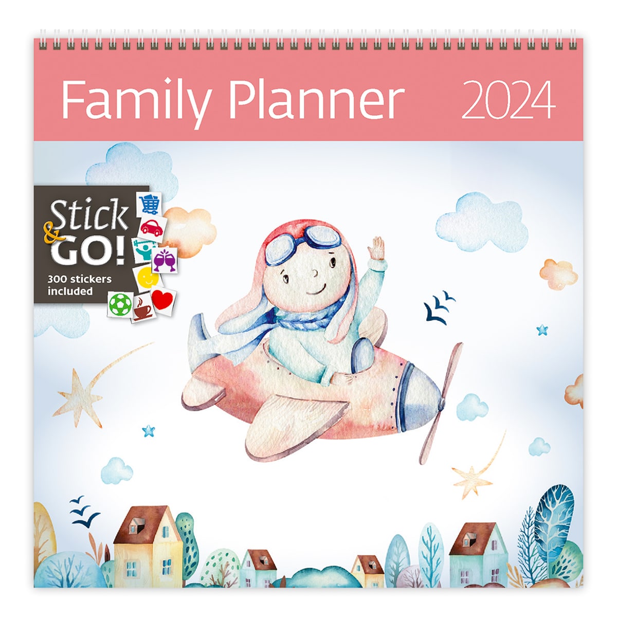 Calendrier mural Family planner 2024