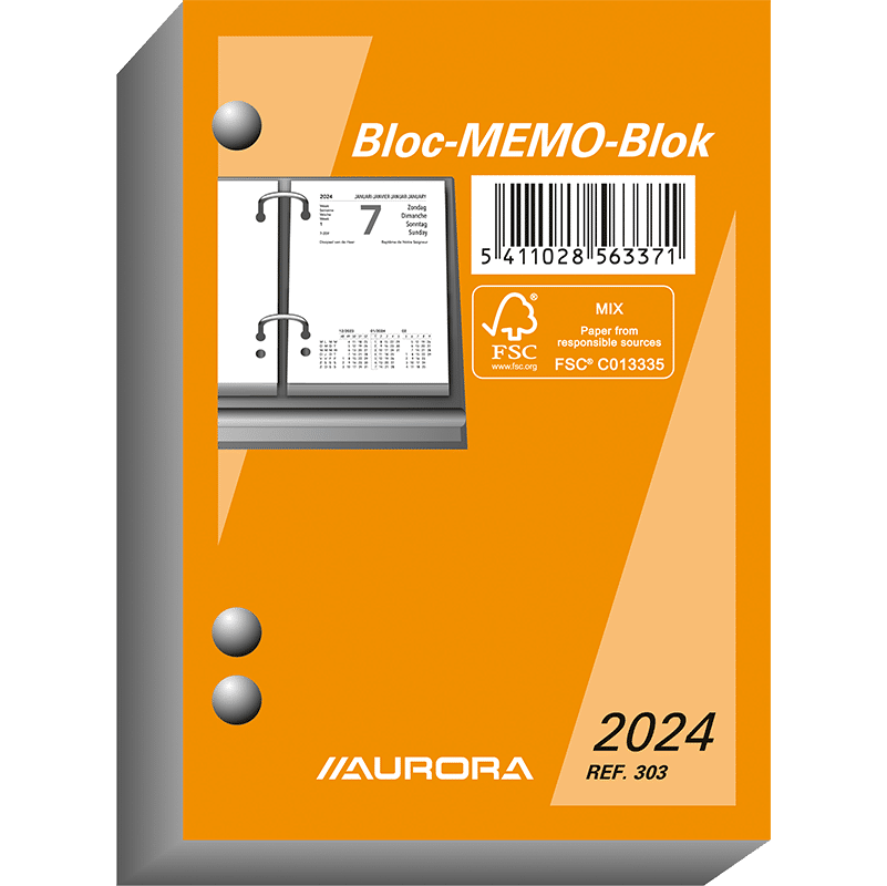 Bloc éphéméride Le Farceur 2024 - Copie Conforme