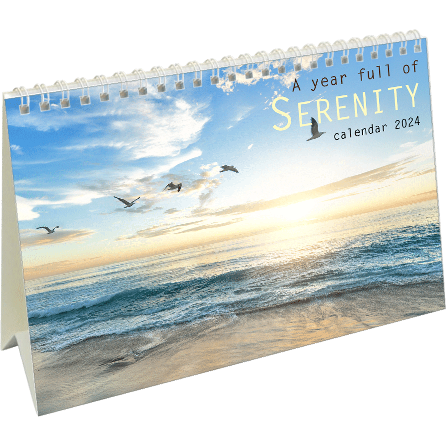 Calendrier de bureau Serenity 2024