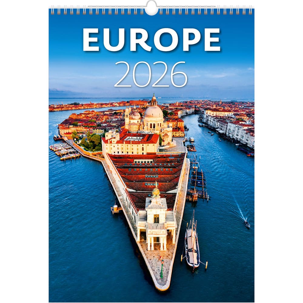Calendrier mural Europe 2026