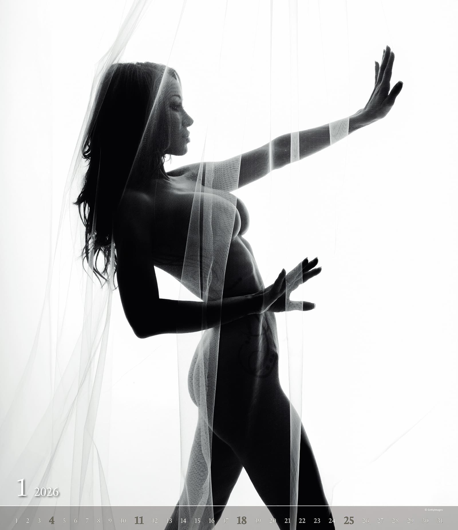 Calendrier mural Women 2026 - janvier