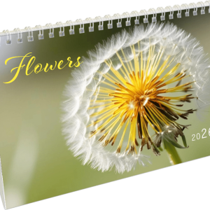 Calendrier de bureau Flowers 2026