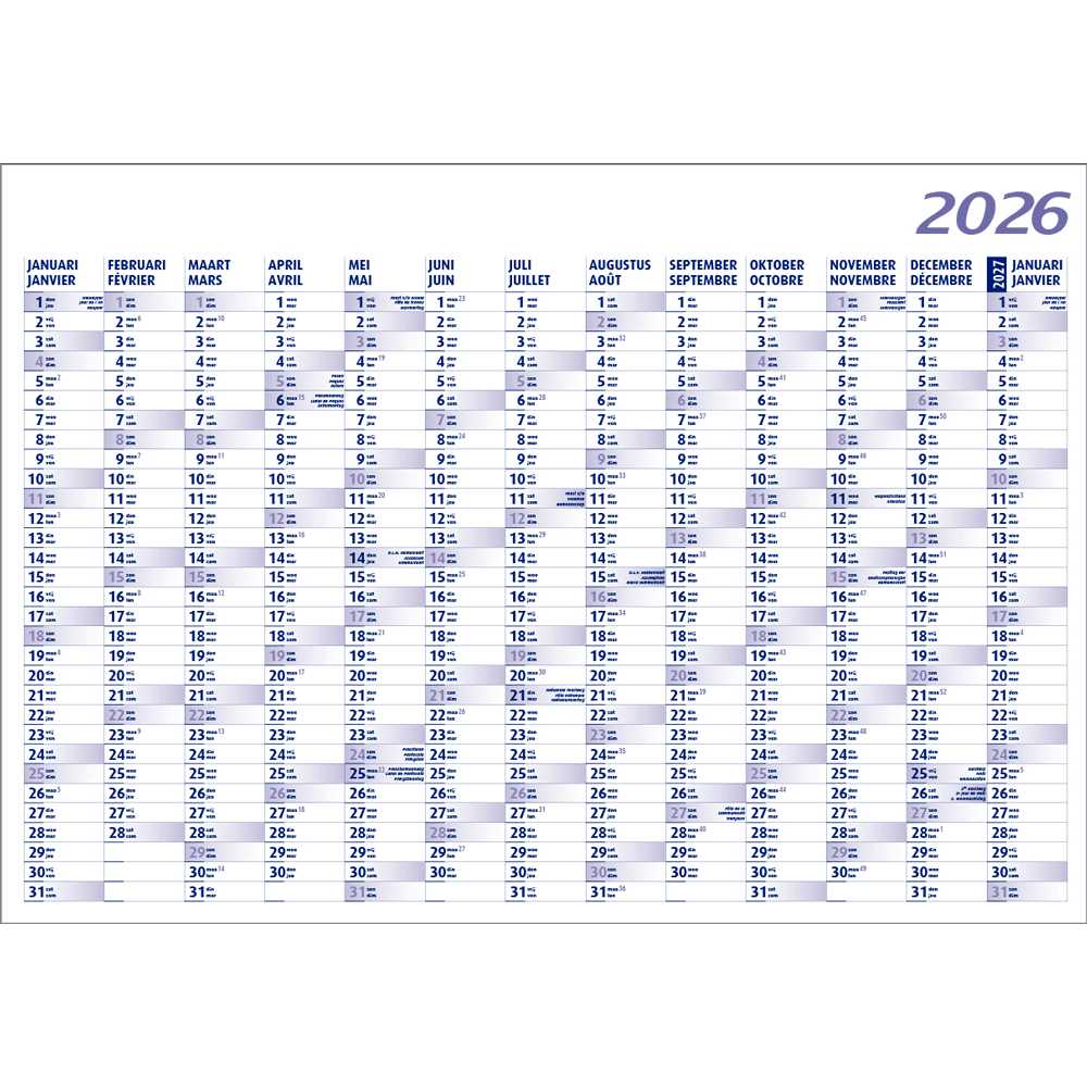 Planning annuel 2026