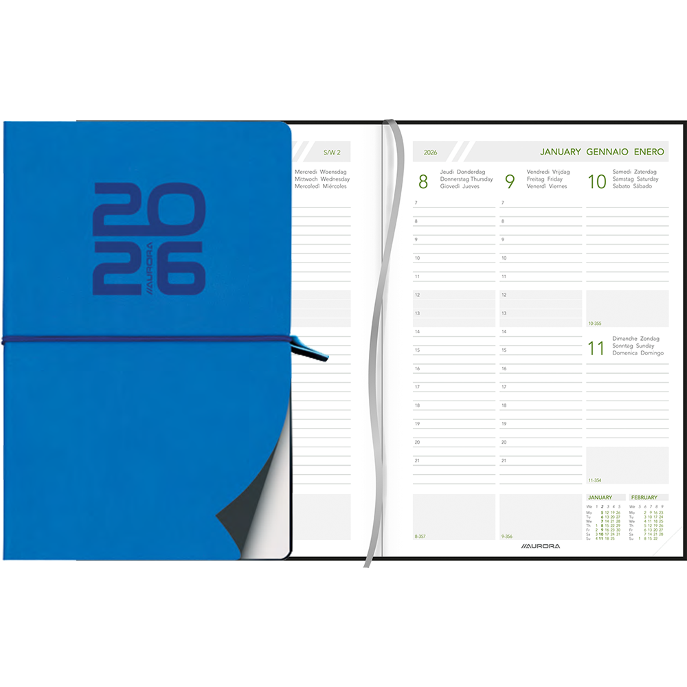 Agenda Universe 2026 bleu