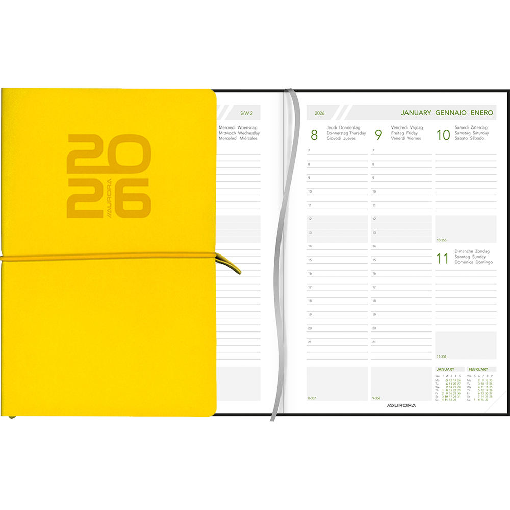 Agenda Universe 2026 jaune