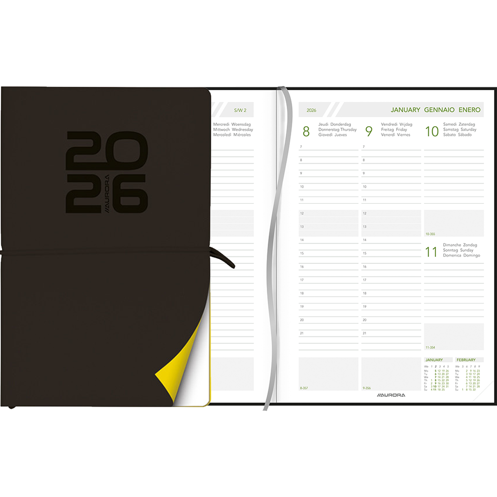 Agenda Universe 2026 noir