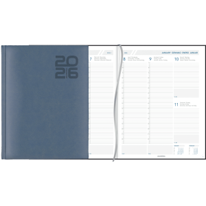 Agenda Plan-a-week 2026 Bleu