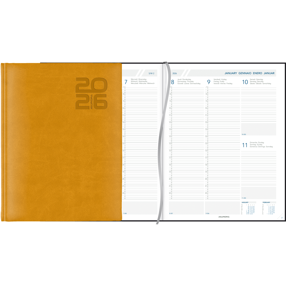 Agenda Plan-a-week 2026 ocre