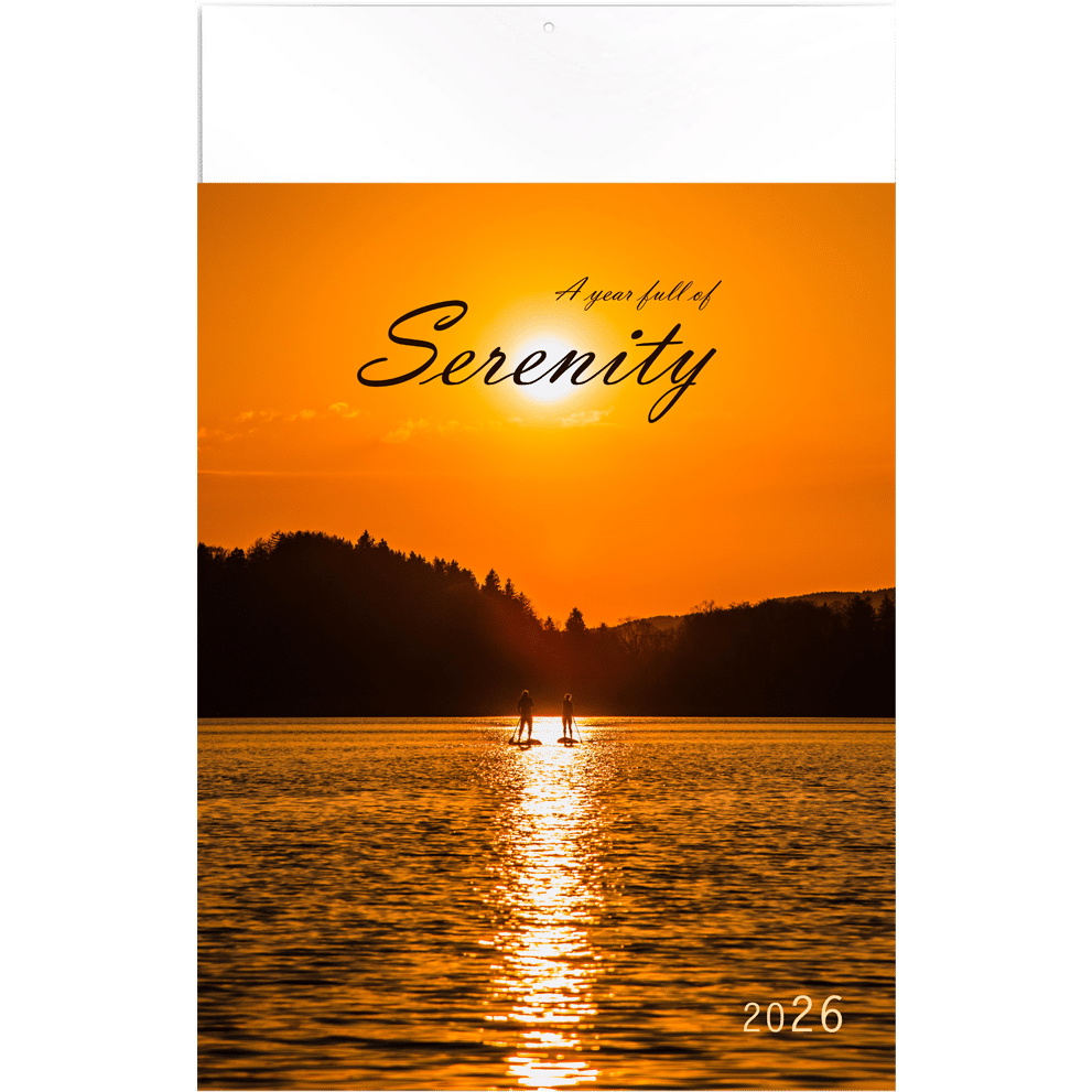 Calendrier mural Serenity 2026