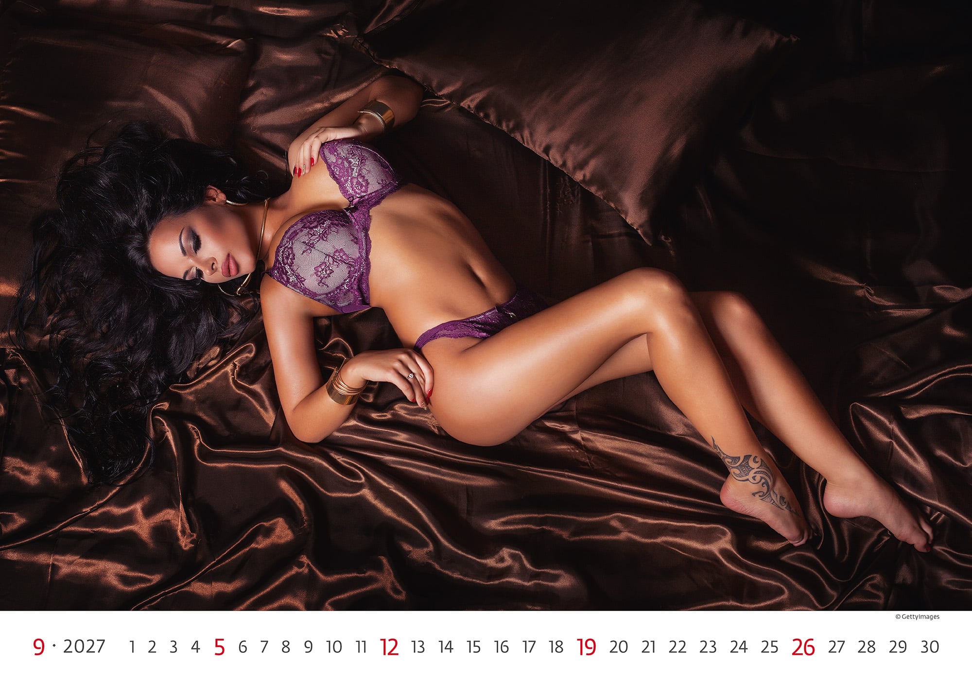 Calendrier mural glamour Flirt 2027 - Septembre Calendrier mural glamour Flirt 2027 - Septembre