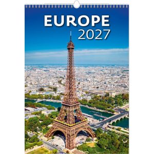 Calendrier mural Europe 2027