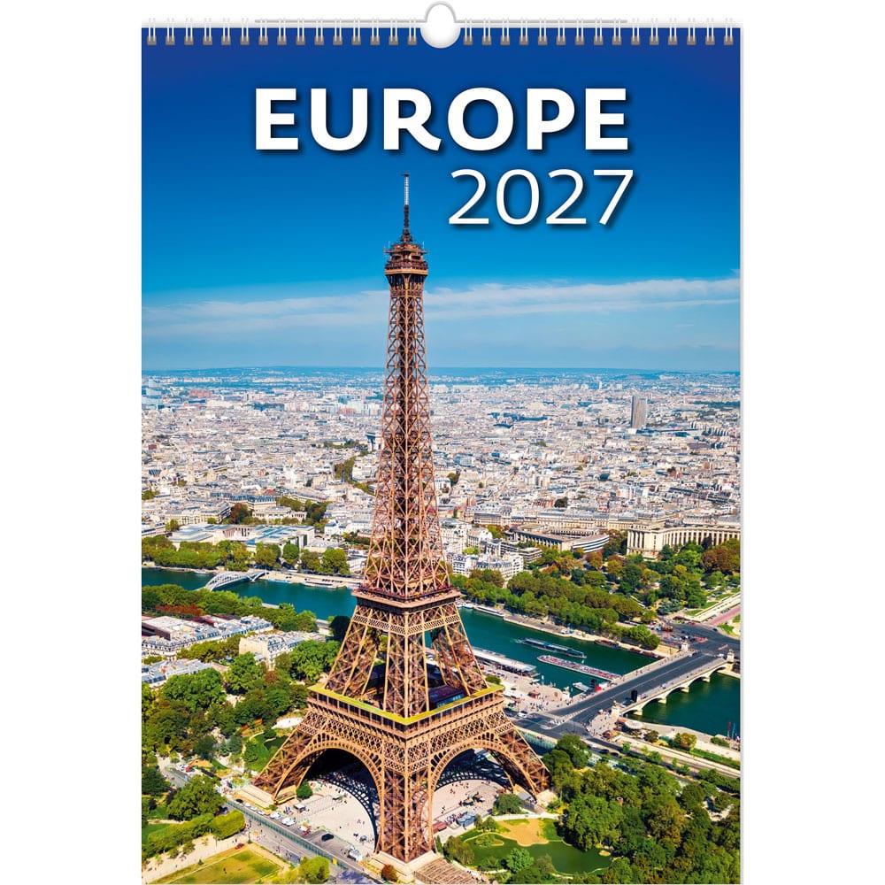 Calendrier mural Europe 2027