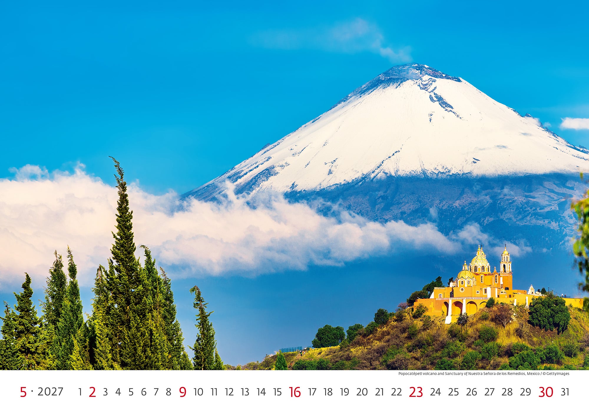 Calendrier mural World Wonders 2027 - Mai Calendrier mural World Wonders 2027 - Mai