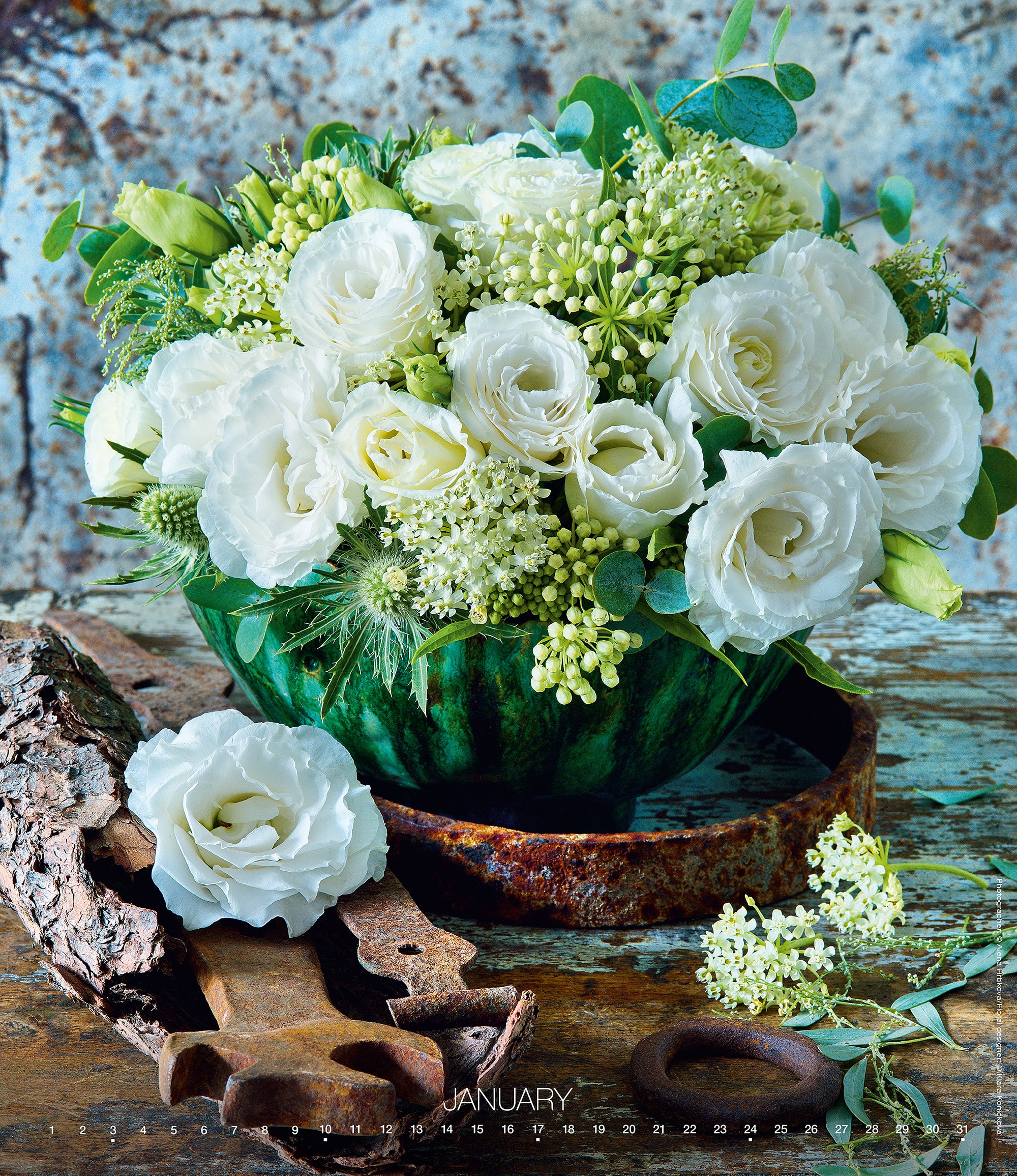 Calendrier mural Live Design 2027 - Janvier
