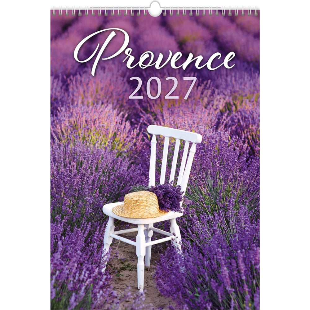 Calendrier mural Provence 2027