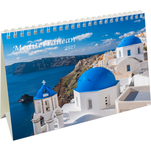 Calendrier chevalet Mediterranean 2027