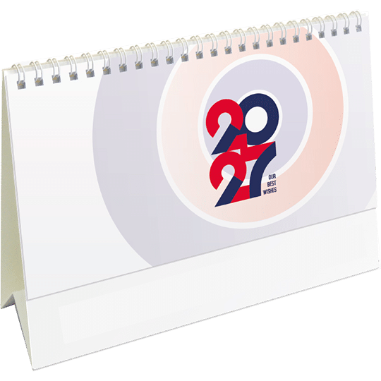 Calendrier de bureau Belgium Memo 2027 - Page de garde