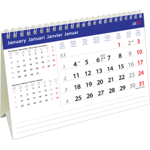 Calendrier de bureau Belgium 2027