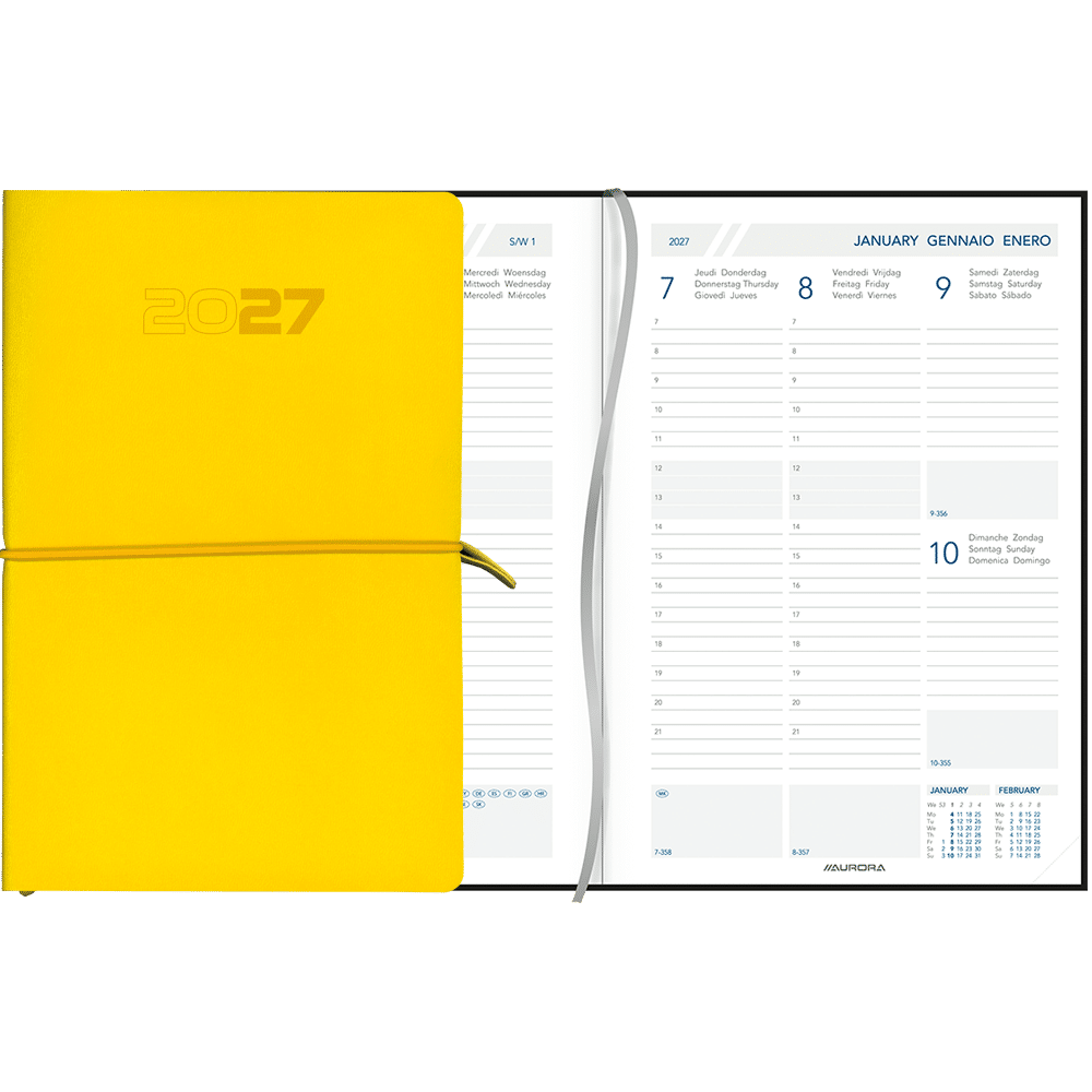 Agenda Universe 2027 jaune