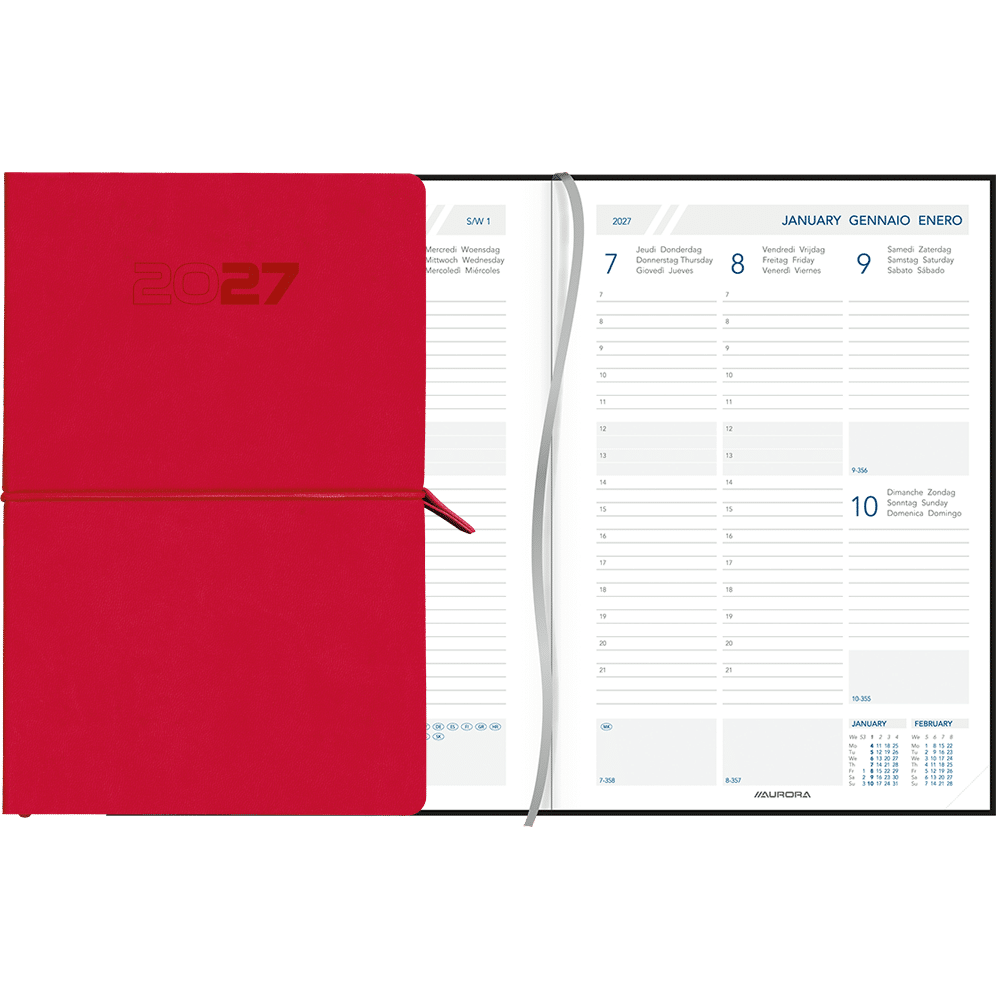 Agenda Universe 2027 rouge