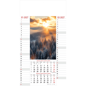 Calendrier mural Amazing Nature 2027