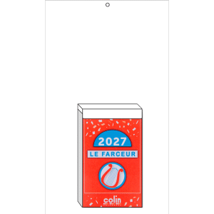 Bloc éphéméride Le farceur 2027