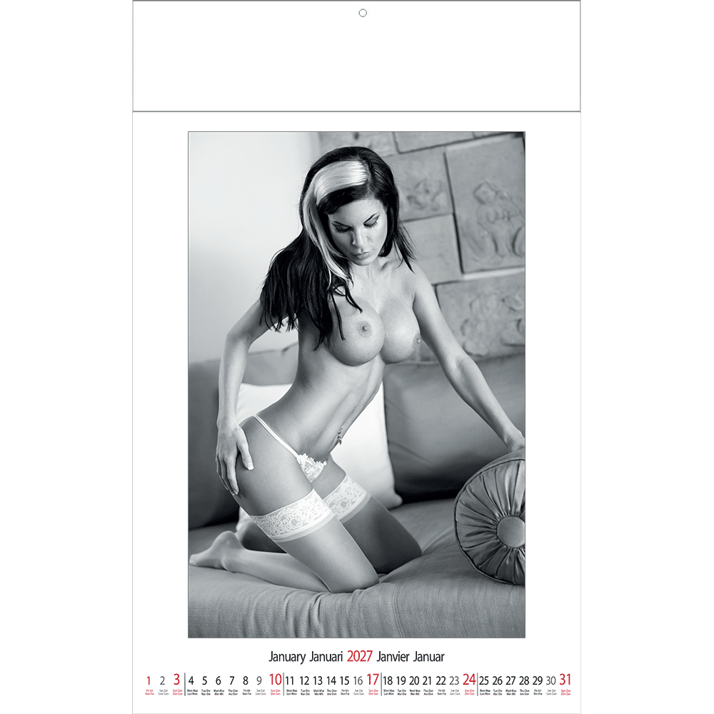 Calendrier mural glamour Female Art 2027 - Janvier Calendrier mural glamour Female Art 2027 - Janvier