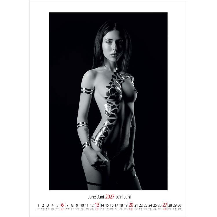 Calendrier mural glamour Female Art 2027 - Juin Calendrier mural glamour Female Art 2027 - Juin