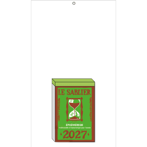 Bloc éphéméride Le Sablier 2027
