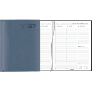Agenda Plan-a-week 2027 bleu