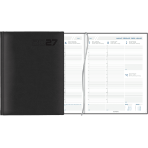 Agenda Plan-a-week 2027 noir
